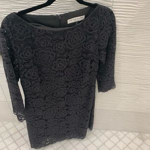 Lace delicate black sexy dress